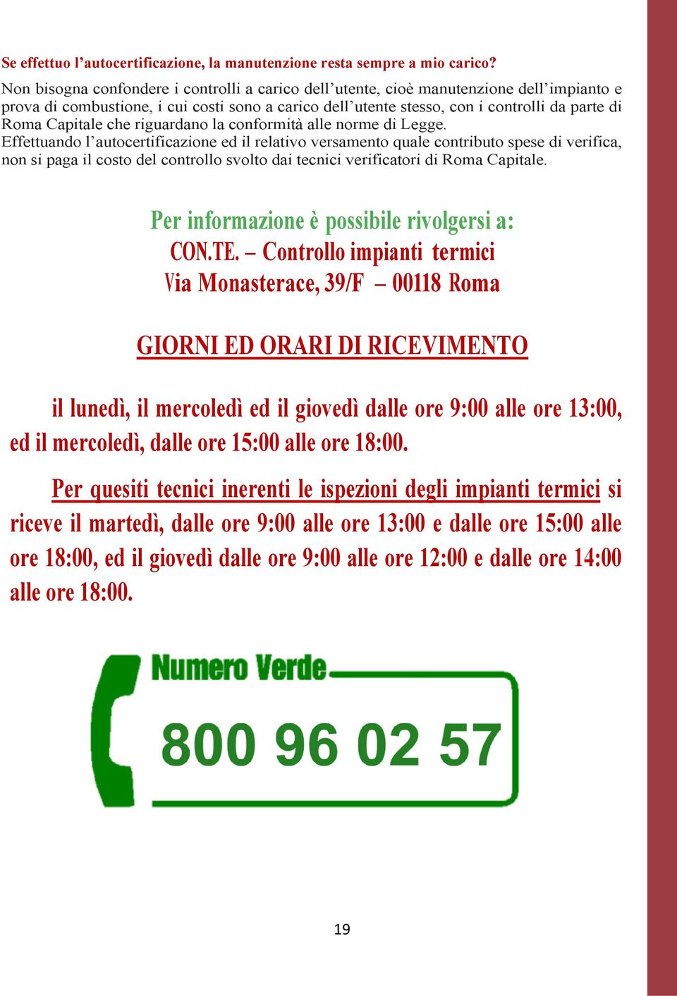 Capitale che riguardano la conformità alle norme di Legge.