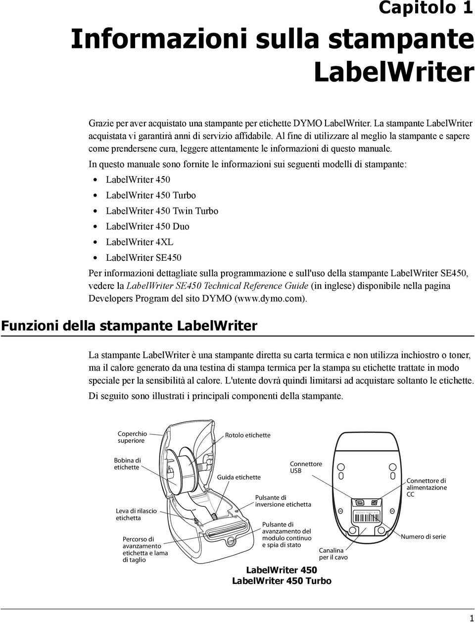 Al fine di utilizzare al meglio la stampante e sapere come prendersene cura, leggere attentamente le informazioni di questo manuale.