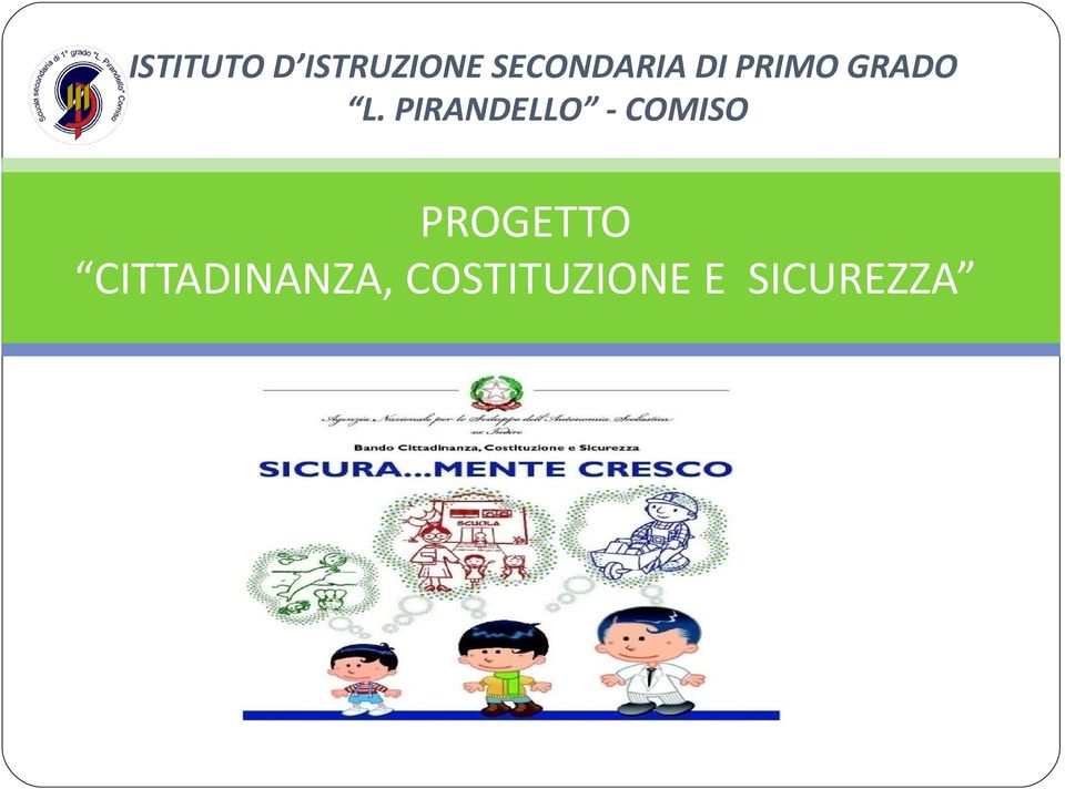 PIRANDELLO - COMISO PROGETTO