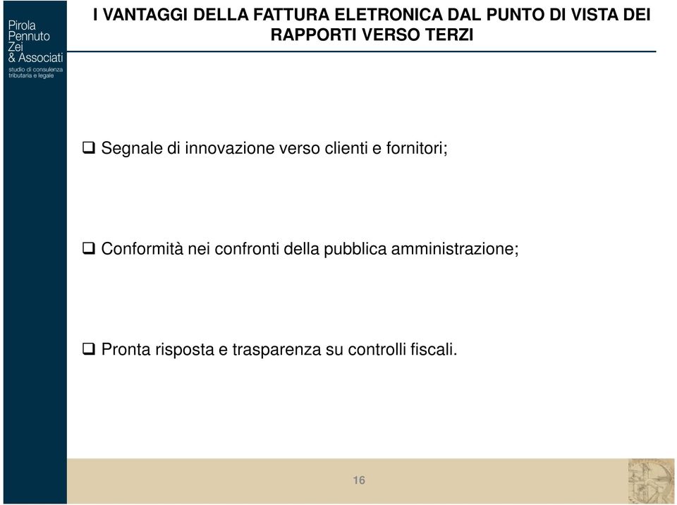 fornitori; Conformità nei confronti della pubblica