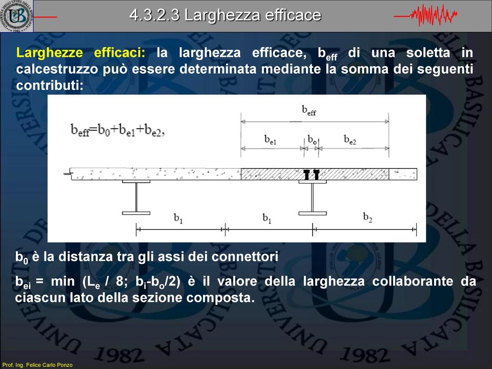 soletta in calcestruzzo può essere determinata mediante la somma dei seguenti