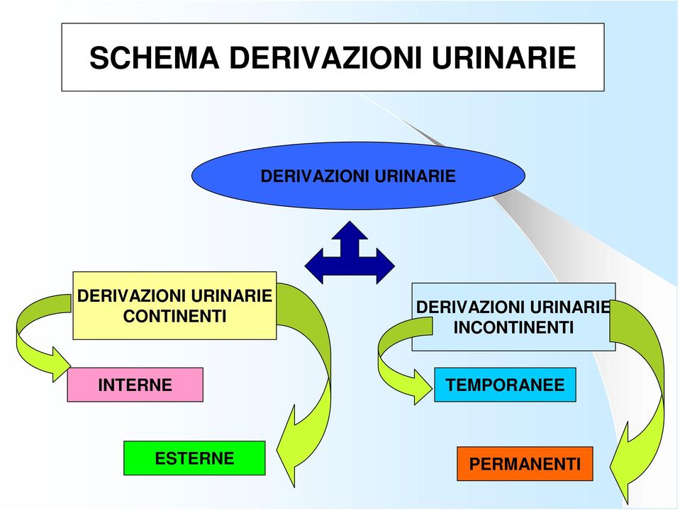 URINARIE CONTINENTI DERIVAZIONI