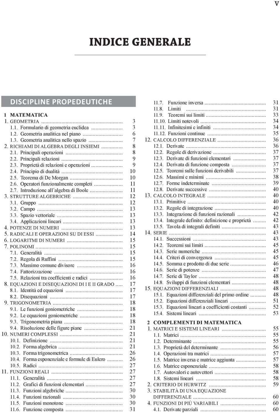 Teorema di De Morgan... 10 2.6. Operatori funzionalmente completi... 11 2.7. Introduzione all algebra di Boole... 11 3. STRUTTURE ALGEBRICHE... 12 3.1. Gruppo... 12 3.2. Campo... 13 3.3. Spazio vettoriale.