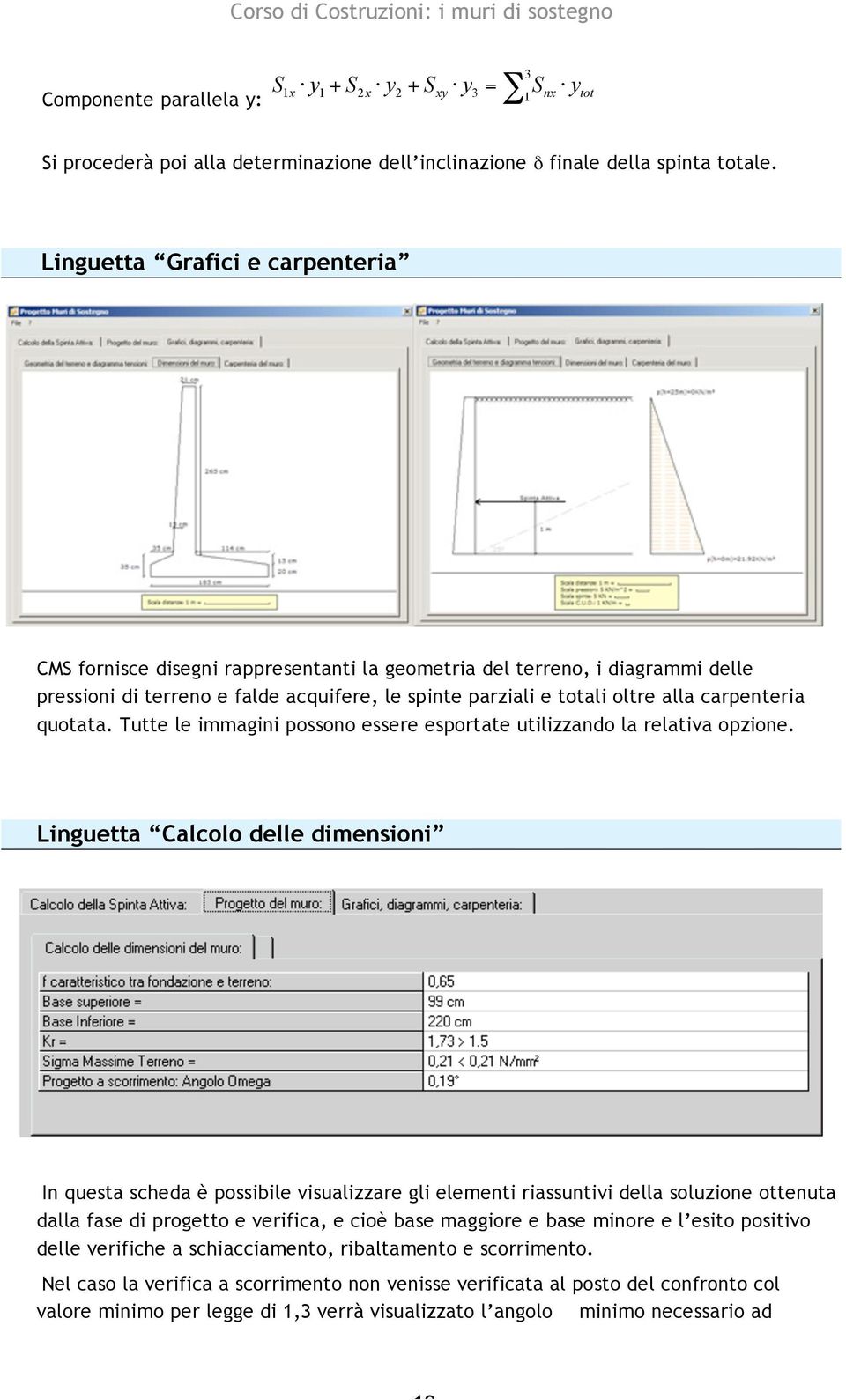 carpenteria quotata. Tutte le immagini possono essere esportate utilizzando la relativa opzione.