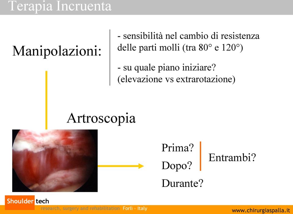 120 ) - su quale piano iniziare?