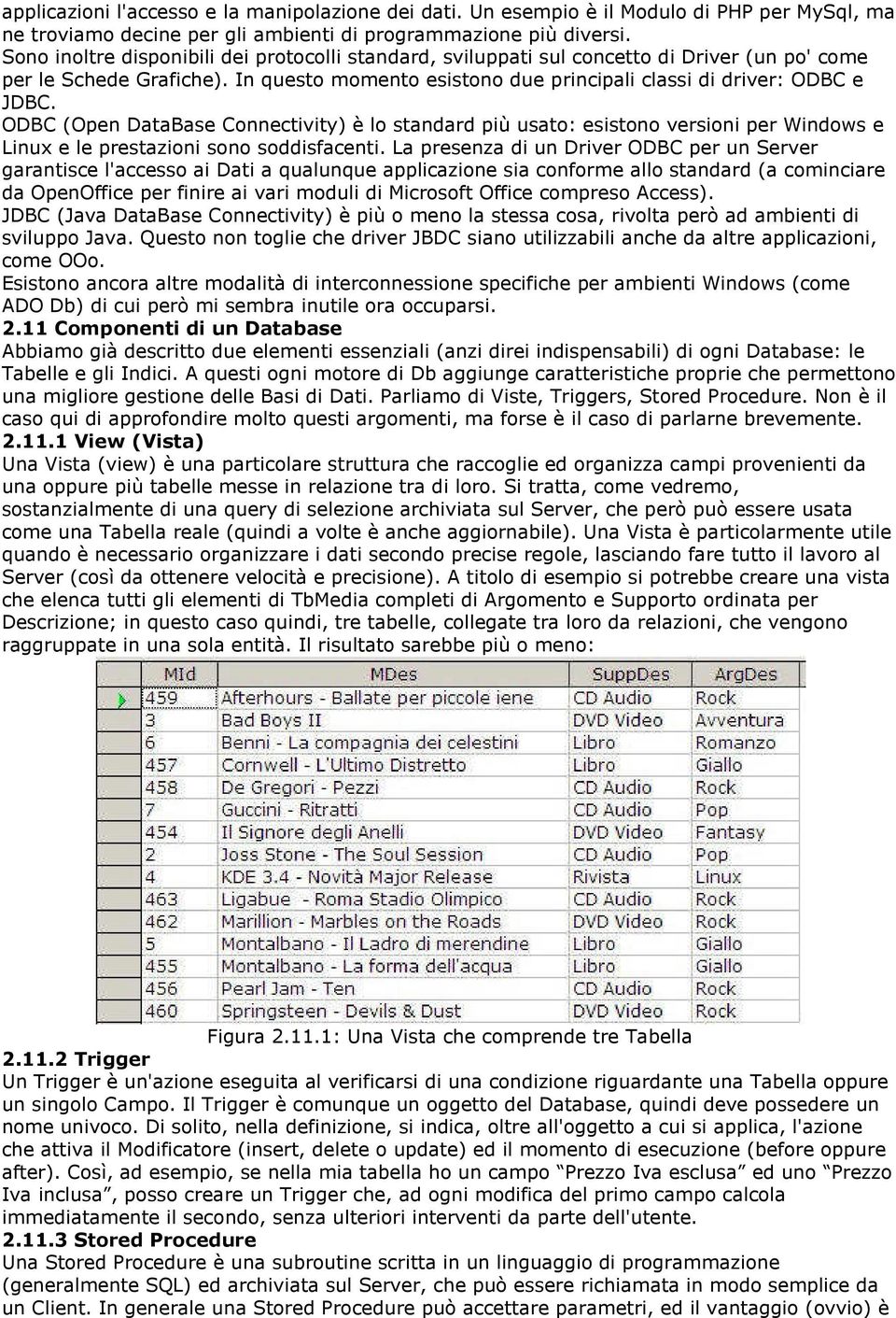 ODBC (Open DataBase Connectivity) è lo standard più usato: esistono versioni per Windows e Linux e le prestazioni sono soddisfacenti.