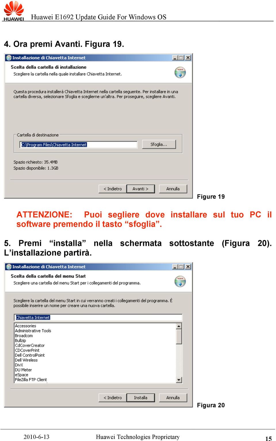 software premendo il tasto sfoglia. 5.