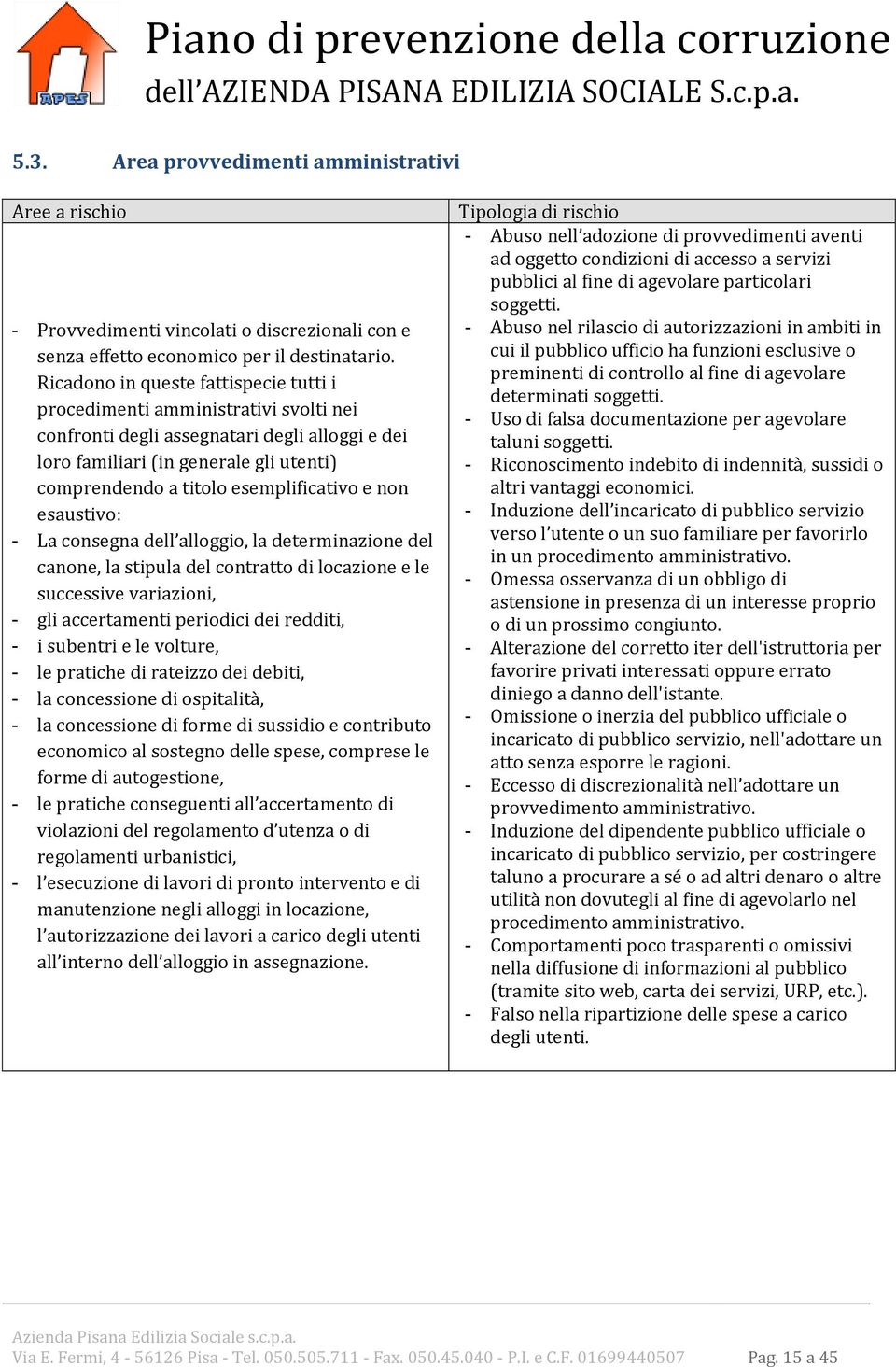 esemplificativo e non esaustivo: - La consegna dell alloggio, la determinazione del canone, la stipula del contratto di locazione e le successive variazioni, - gli accertamenti periodici dei redditi,