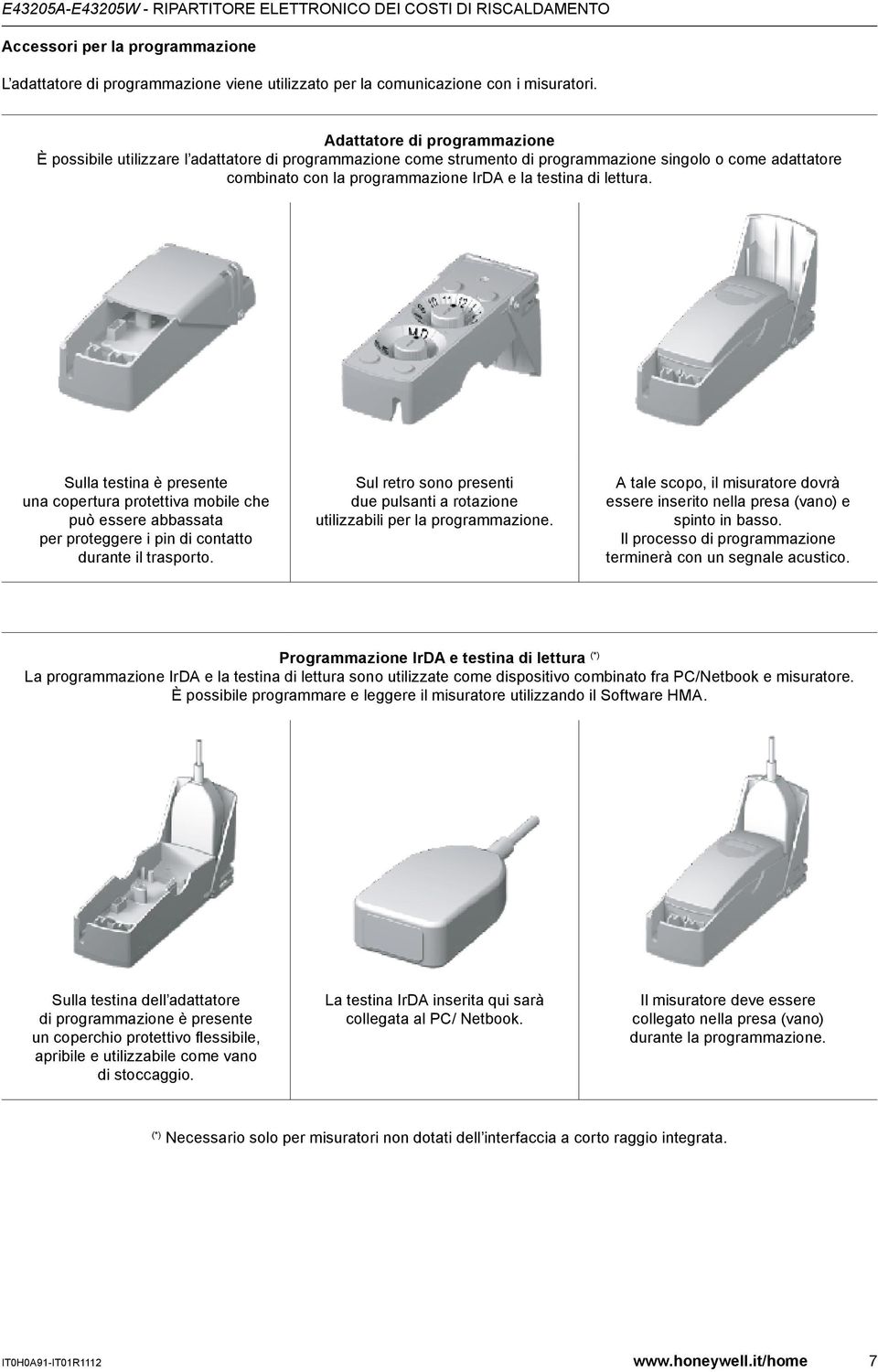 lettura. Sulla testina è presente una copertura protettiva mobile che può essere abbassata per proteggere i pin di contatto durante il trasporto.