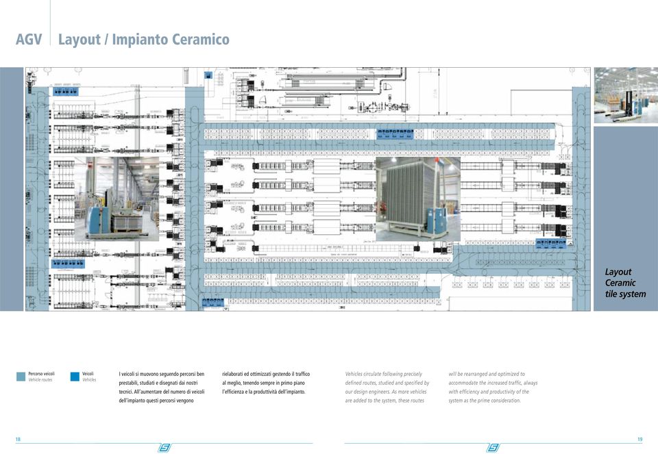 rearranged and optimized to accommodate the increased traffic, always tecnici. All aumentare del numero di veicoli l efficienza e la produttività dell impianto.