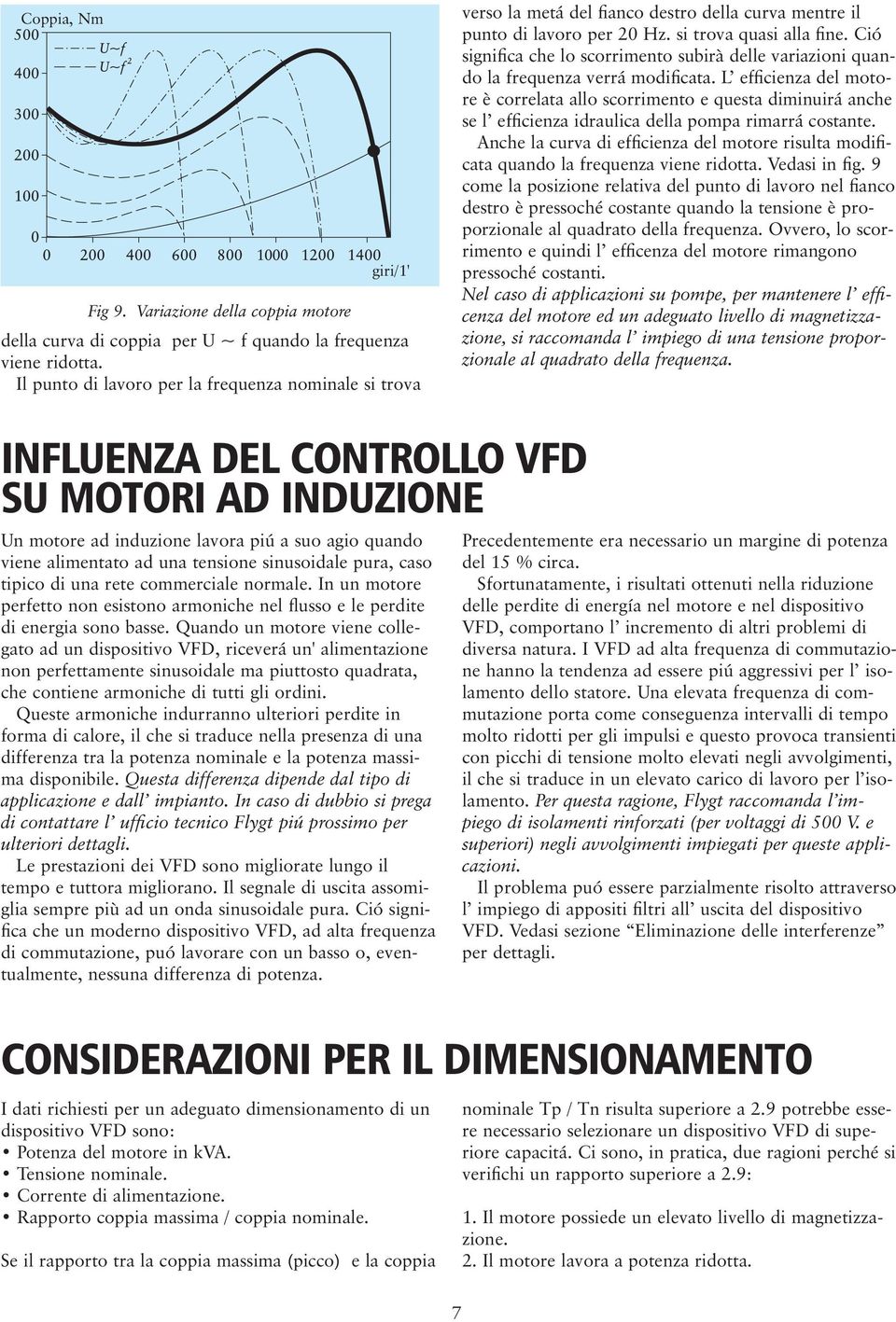 Ció significa che lo scorrimento subirà delle variazioni quando la frequenza verrá modificata.