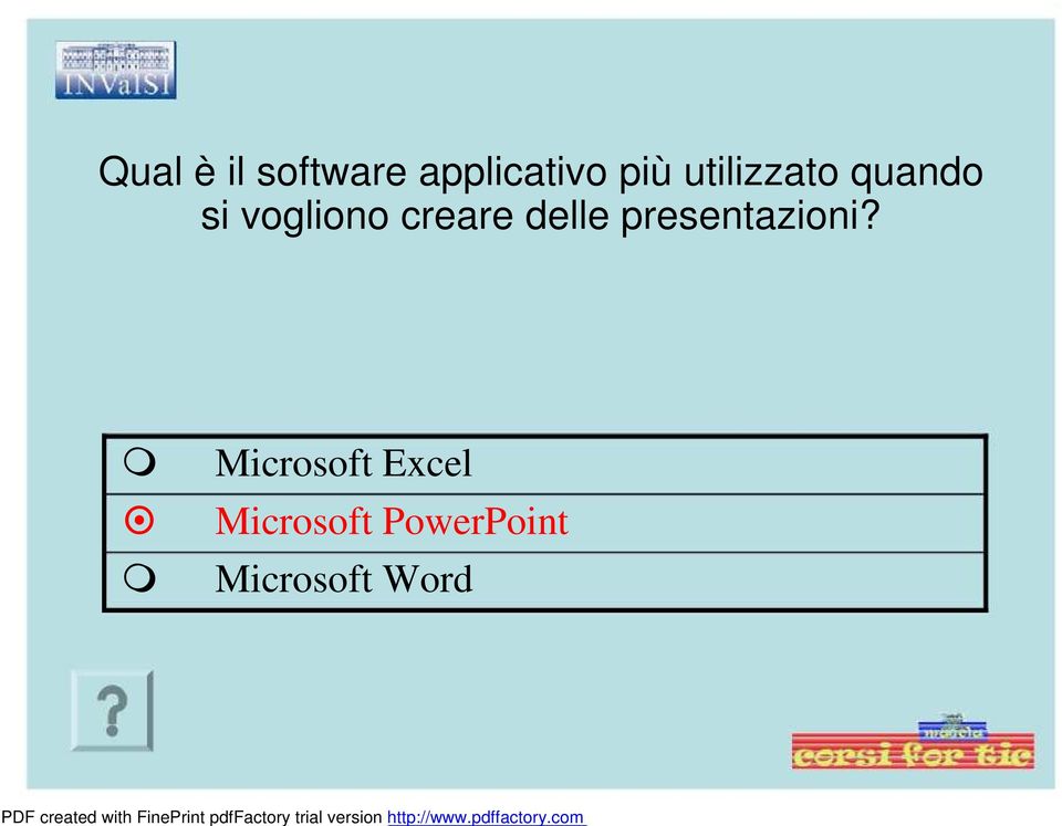 creare delle presentazioni?