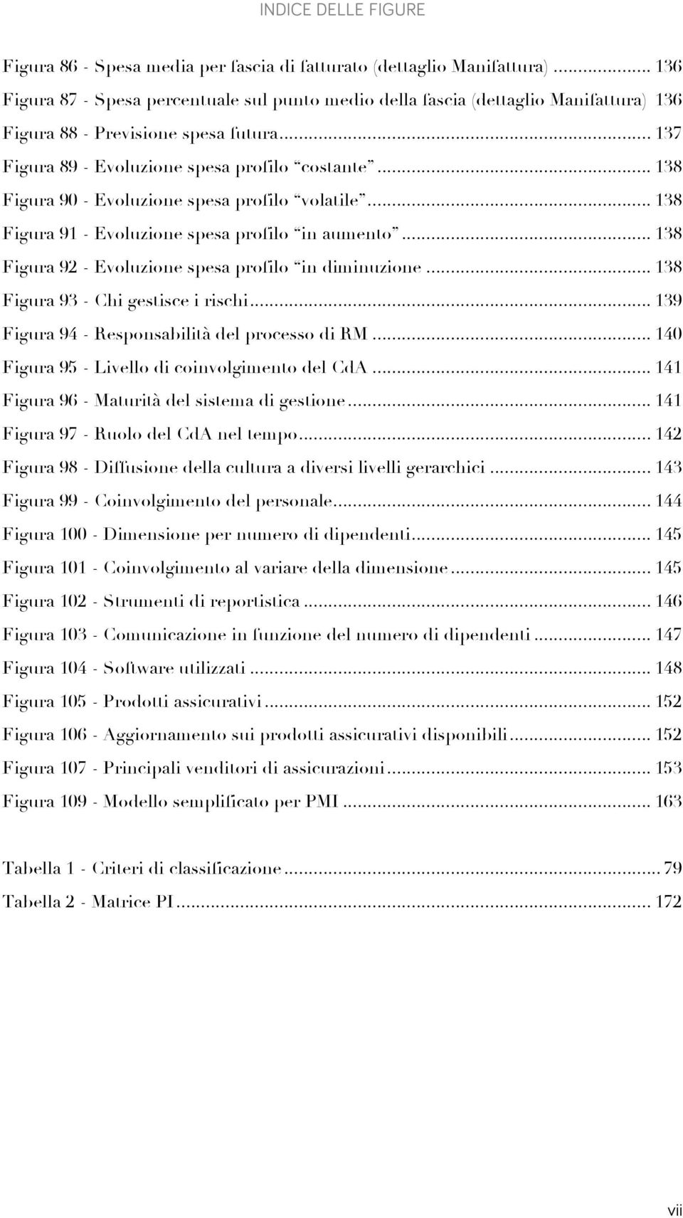 .. 138! Figura 92 - Evoluzione spesa profilo in diminuzione... 138! Figura 93 - Chi gestisce i rischi... 139! Figura 94 - Responsabilità del processo di RM... 140!