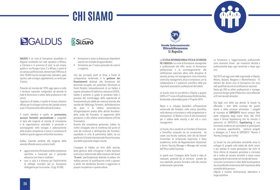 Presente sul mercato dal 1990, oggi opera su tutto il territorio nazionale rivolgendosi ad aziende di tutte le dimensioni e settori della produzione e dei servizi.