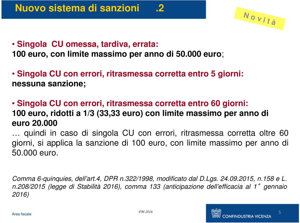 (33,33 euro) con limite massimo per anno di euro 20.