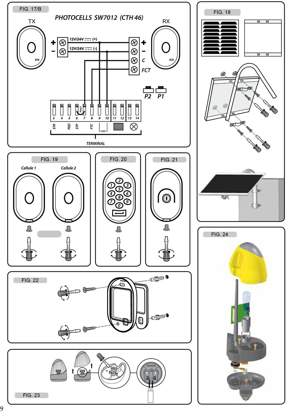 18 FCT TERMINAL FIG. 19 FIG.