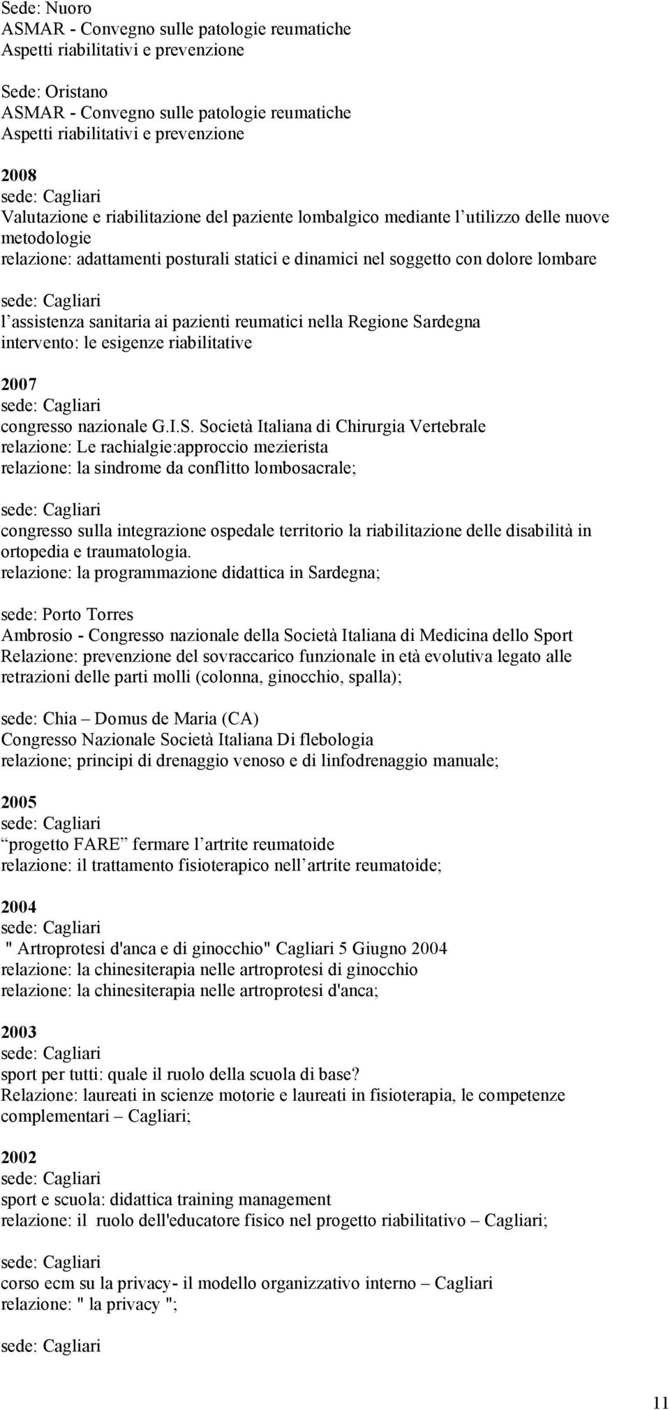 sanitaria ai pazienti reumatici nella Regione Sa