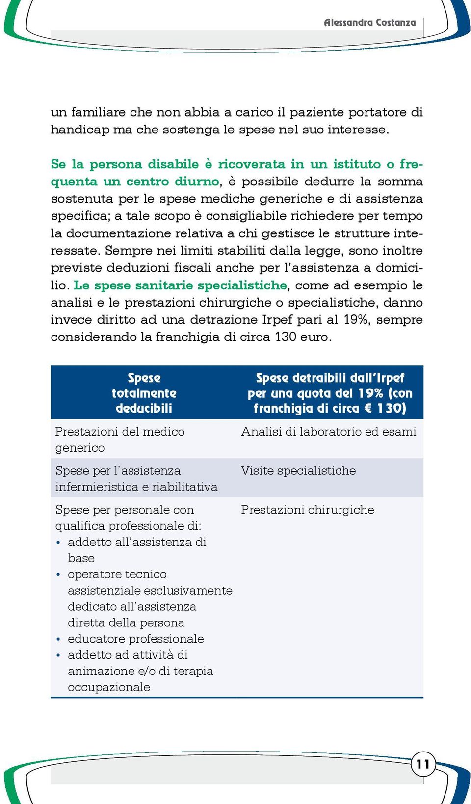 consigliabile richiedere per tempo la documentazione relativa a chi gestisce le strutture interessate.