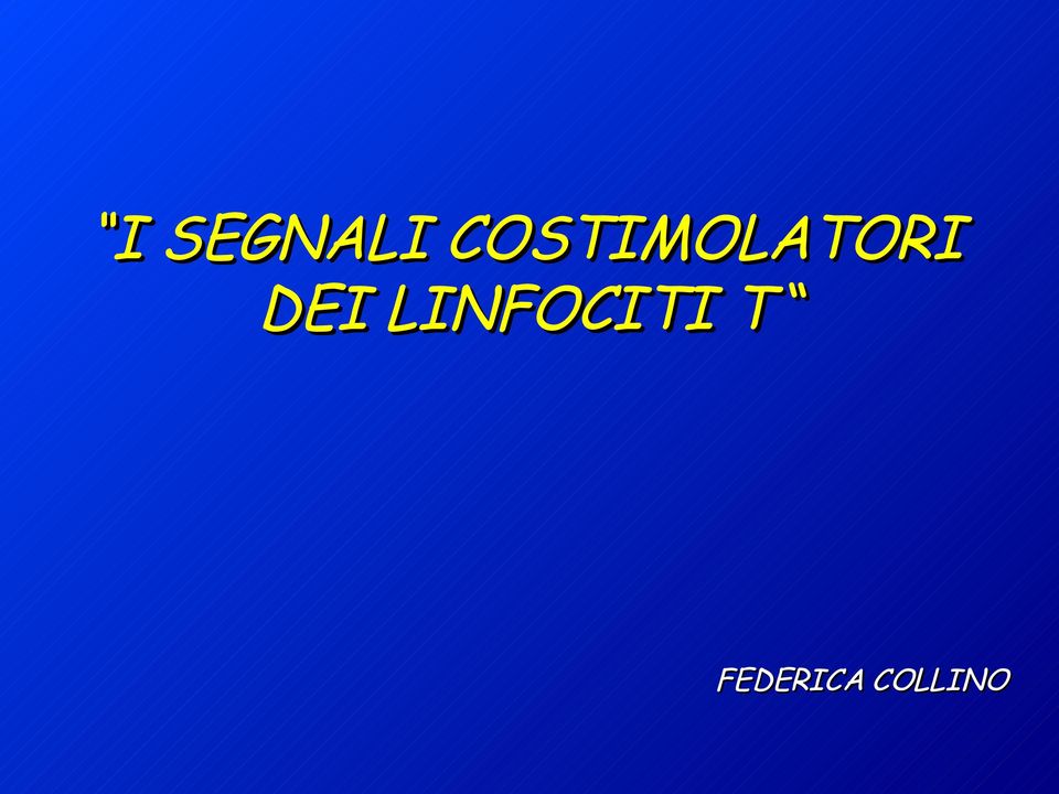 DEI LINFOCITI