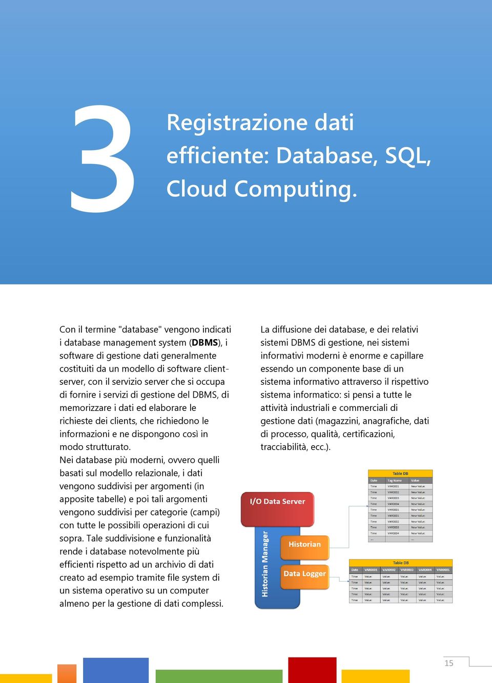 si occupa di fornire i servizi di gestione del DBMS, di memorizzare i dati ed elaborare le richieste dei clients, che richiedono le informazioni e ne dispongono così in modo strutturato.