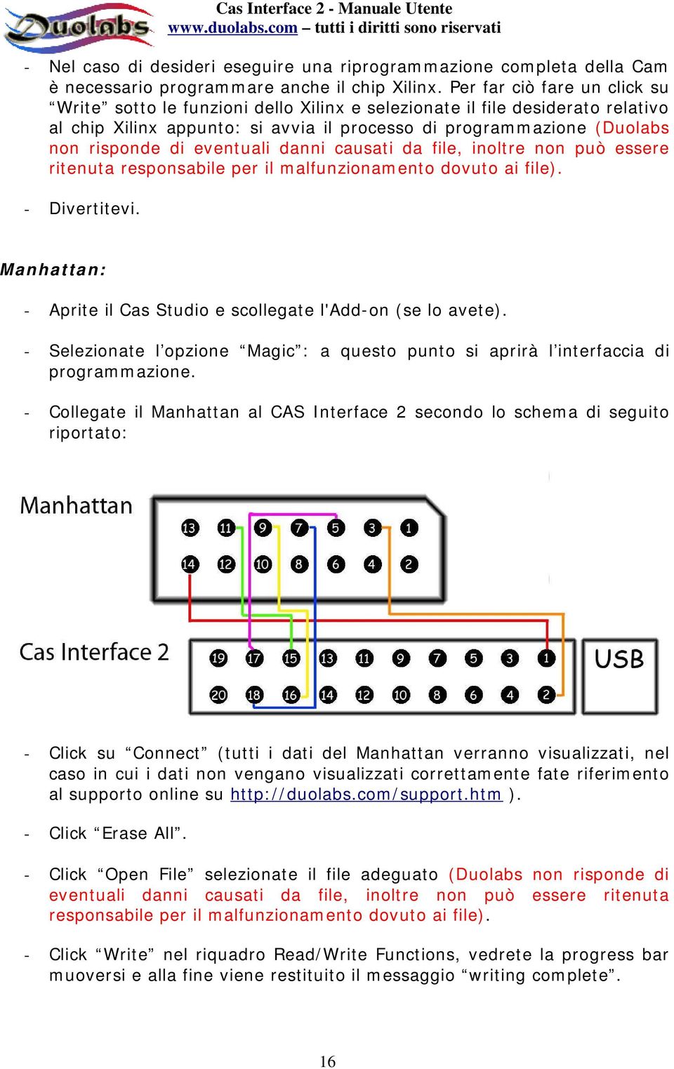 eventuali danni causati da file, inoltre non può essere ritenuta responsabile per il malfunzionamento dovuto ai file). - Divertitevi.