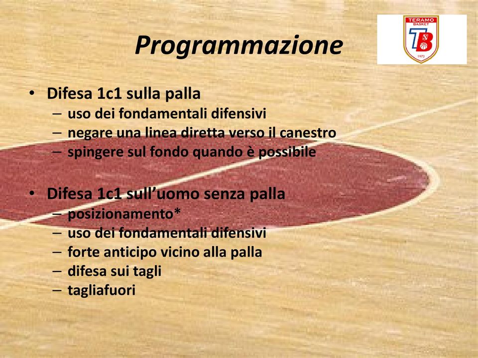 possibile Difesa 1c1 sull uomo senza palla posizionamento* uso dei