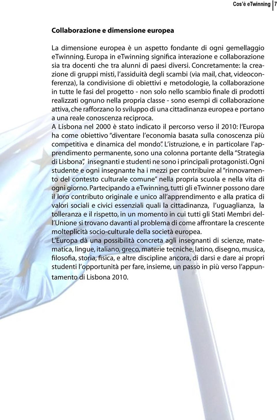 Concretamente: la creazione di gruppi misti, l assiduità degli scambi (via mail, chat, videoconferenza), la condivisione di obiettivi e metodologie, la collaborazione in tutte le fasi del progetto -