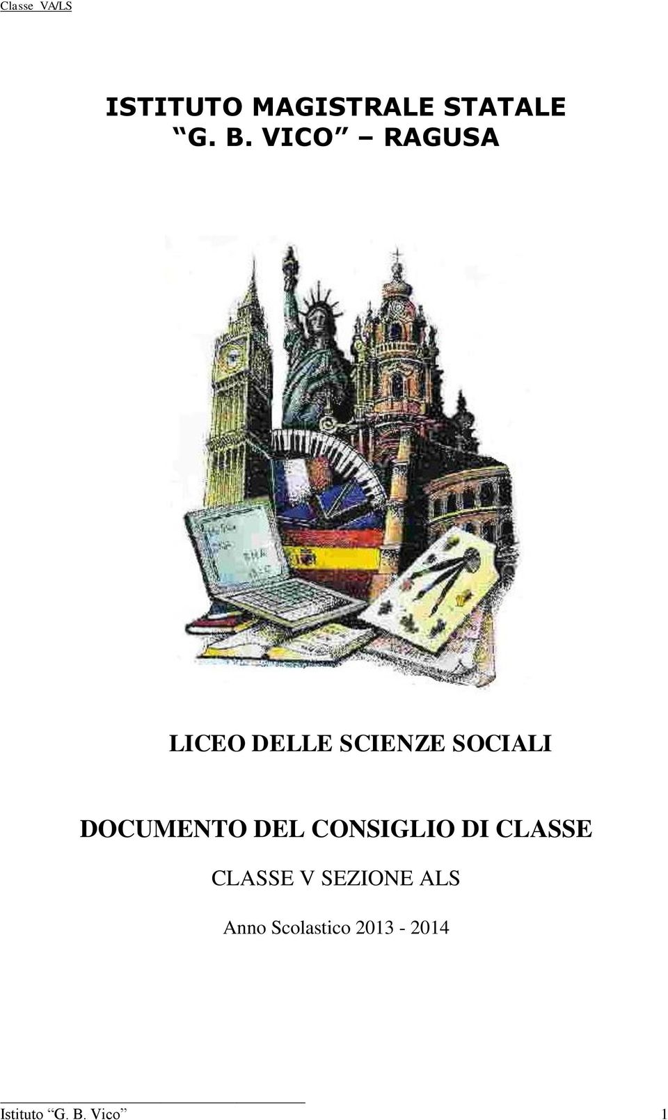 DOCUMENTO DEL CONSIGLIO DI CLASSE CLASSE V