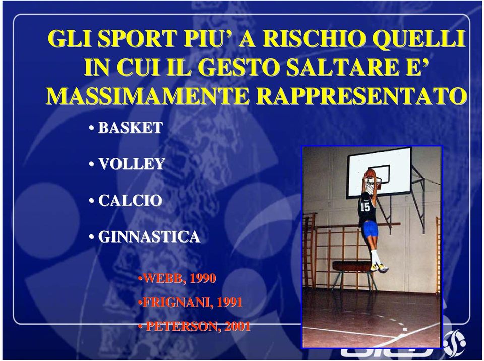 RAPPRESENTATO BASKET VOLLEY CALCIO