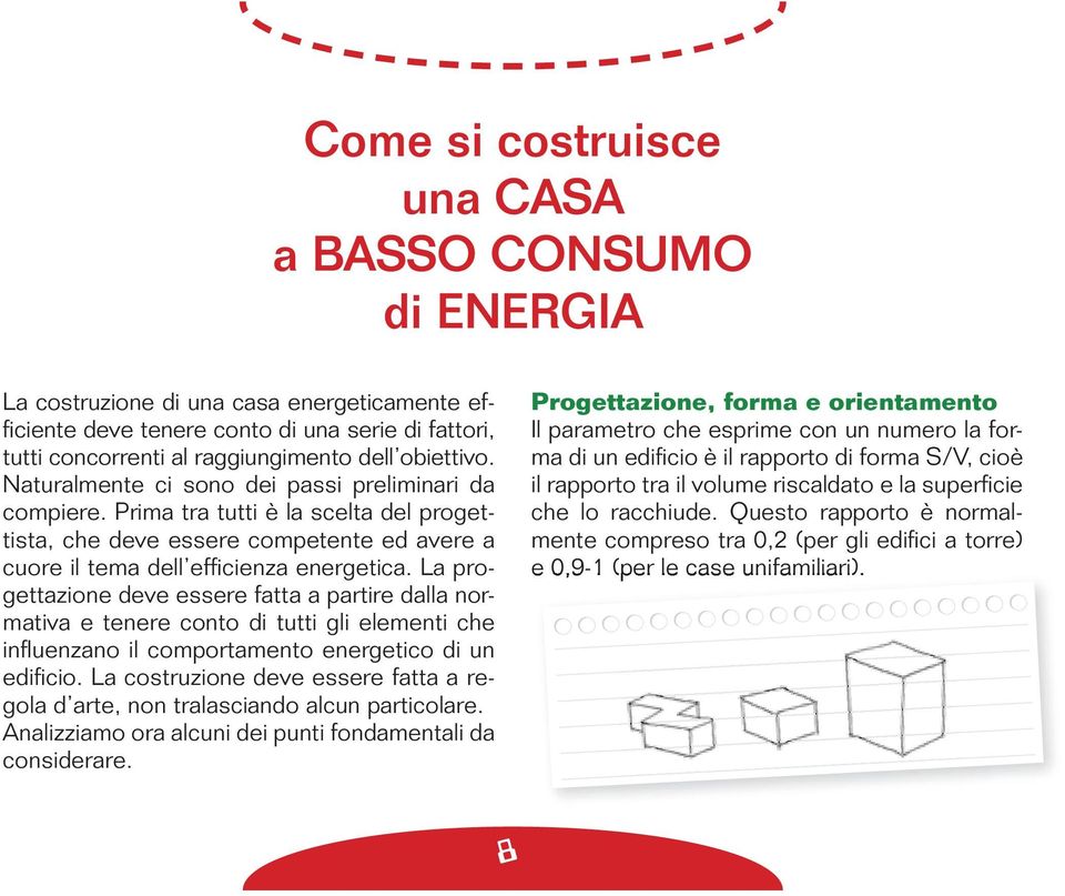 La progettazione deve essere fatta a partire dalla normativa e tenere conto di tutti gli elementi che infl uenzano il comportamento energetico di un edifi cio.