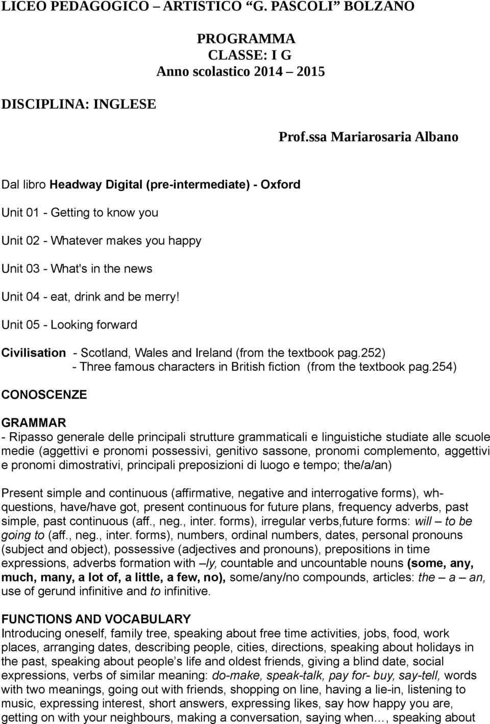 merry! Unit 05 - Looking forward Civilisation - Scotland, Wales and Ireland (from the textbook pag.252) - Three famous characters in British fiction (from the textbook pag.