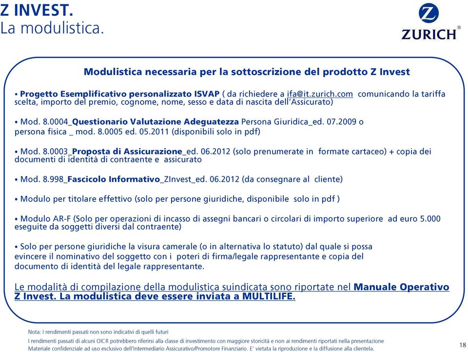 2009 o persona fisica _ mod. 8.0005 ed. 05.2011 (disponibili solo in pdf) Mod. 8.0003_Proposta di Assicurazione_ed. 06.