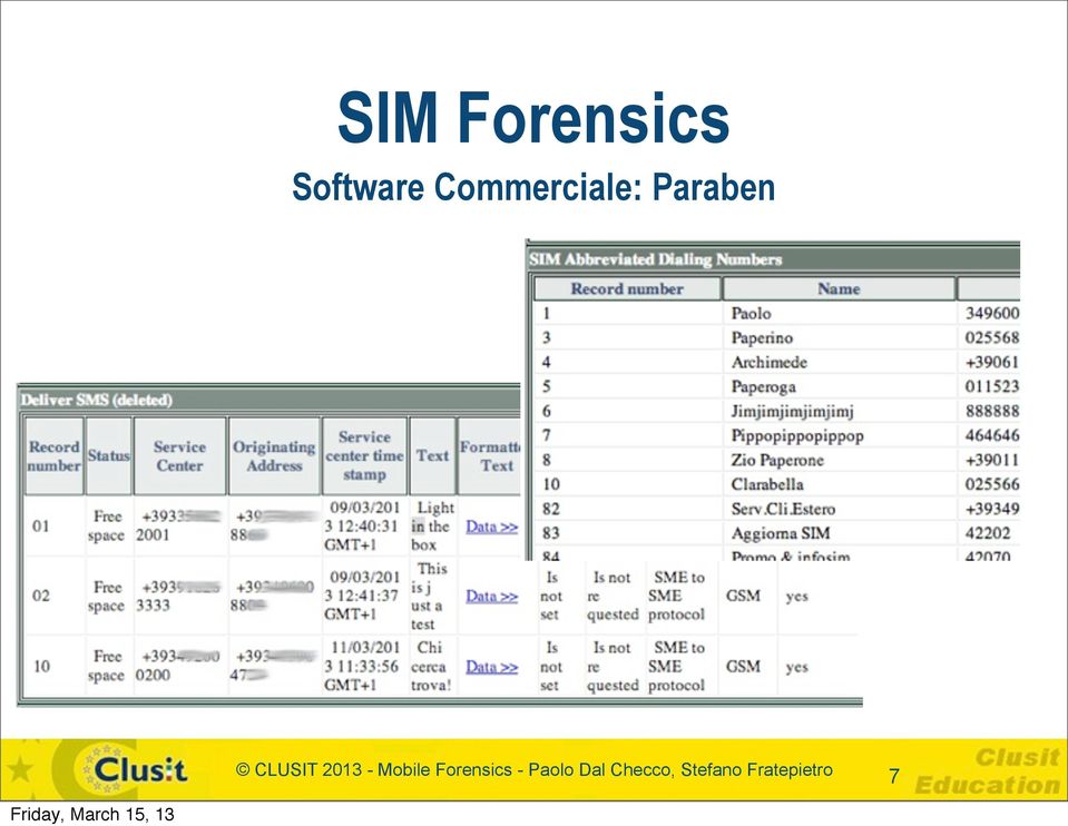 2013 - Mobile Forensics -