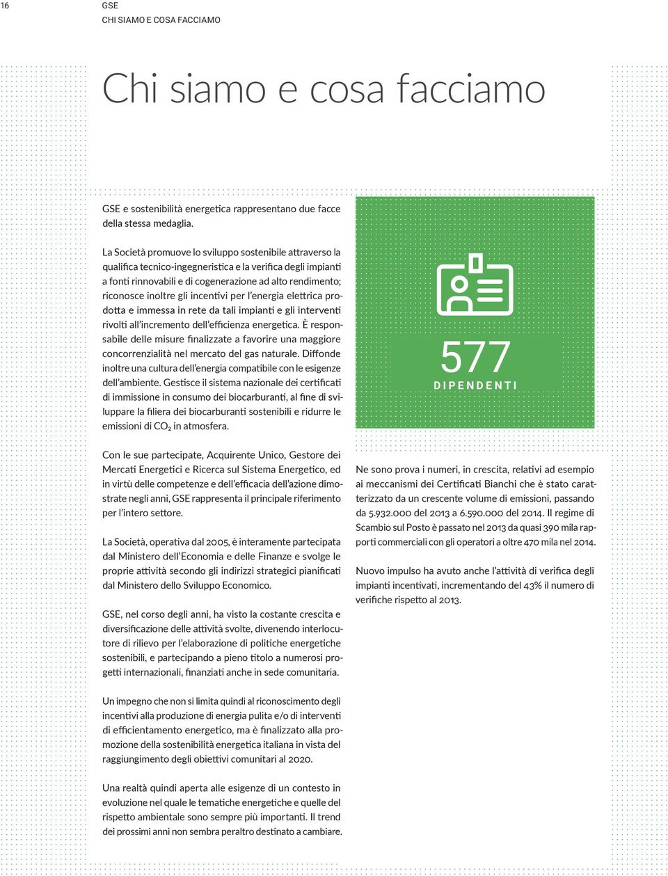 gli incentivi per l energia elettrica prodotta e immessa in rete da tali impianti e gli interventi rivolti all incremento dell efficienza energetica.