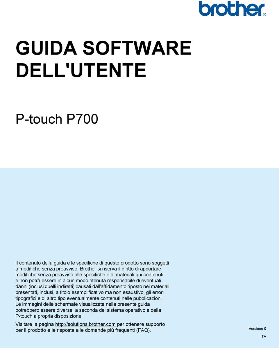 quelli indiretti) causati dall'affidamento riposto nei materiali presentati, inclusi, a titolo esemplificativo ma non esaustivo, gli errori tipografici e di altro tipo eventualmente contenuti nelle