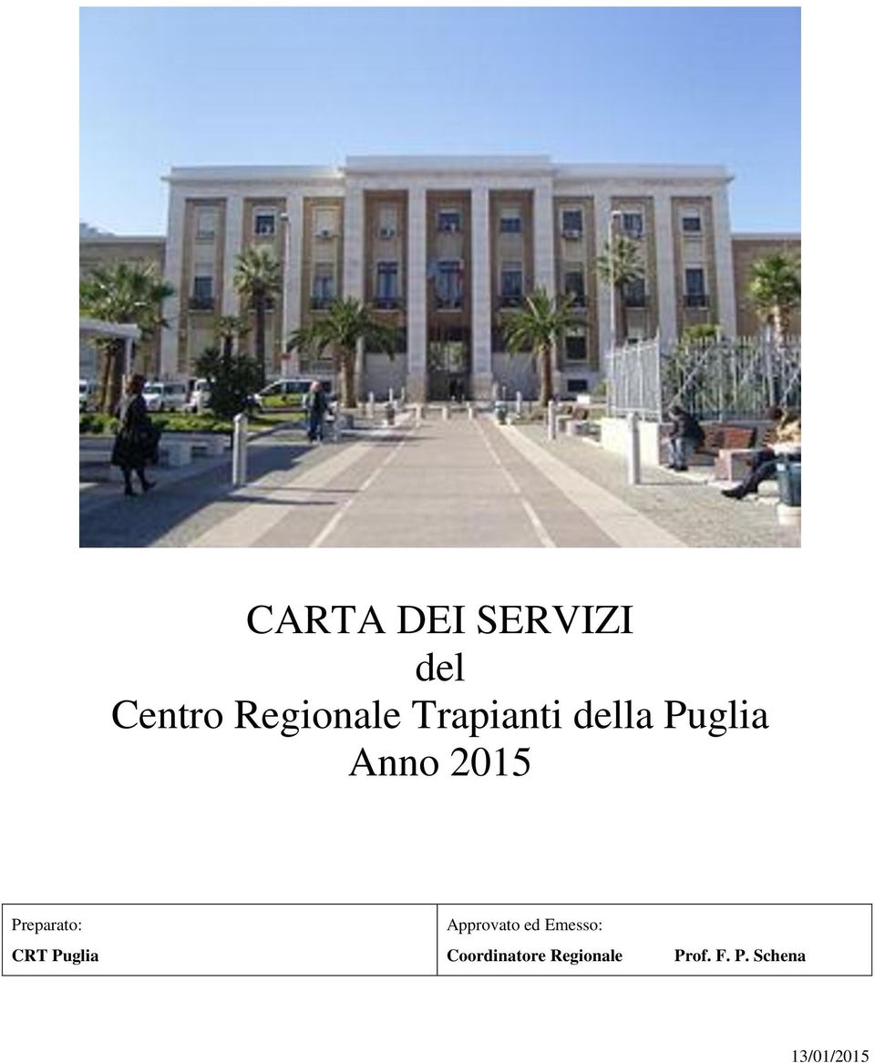 Preparato: CRT Puglia Approvato ed