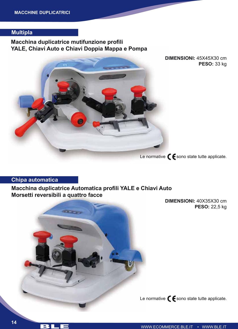 Chipa automatica Macchina duplicatrice Automatica profili YALE e Chiavi Auto Morsetti reversibili a quattro