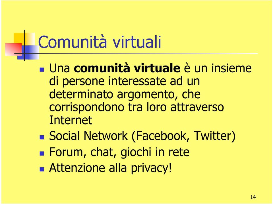 corrispondono tra loro attraverso Internet Social Network