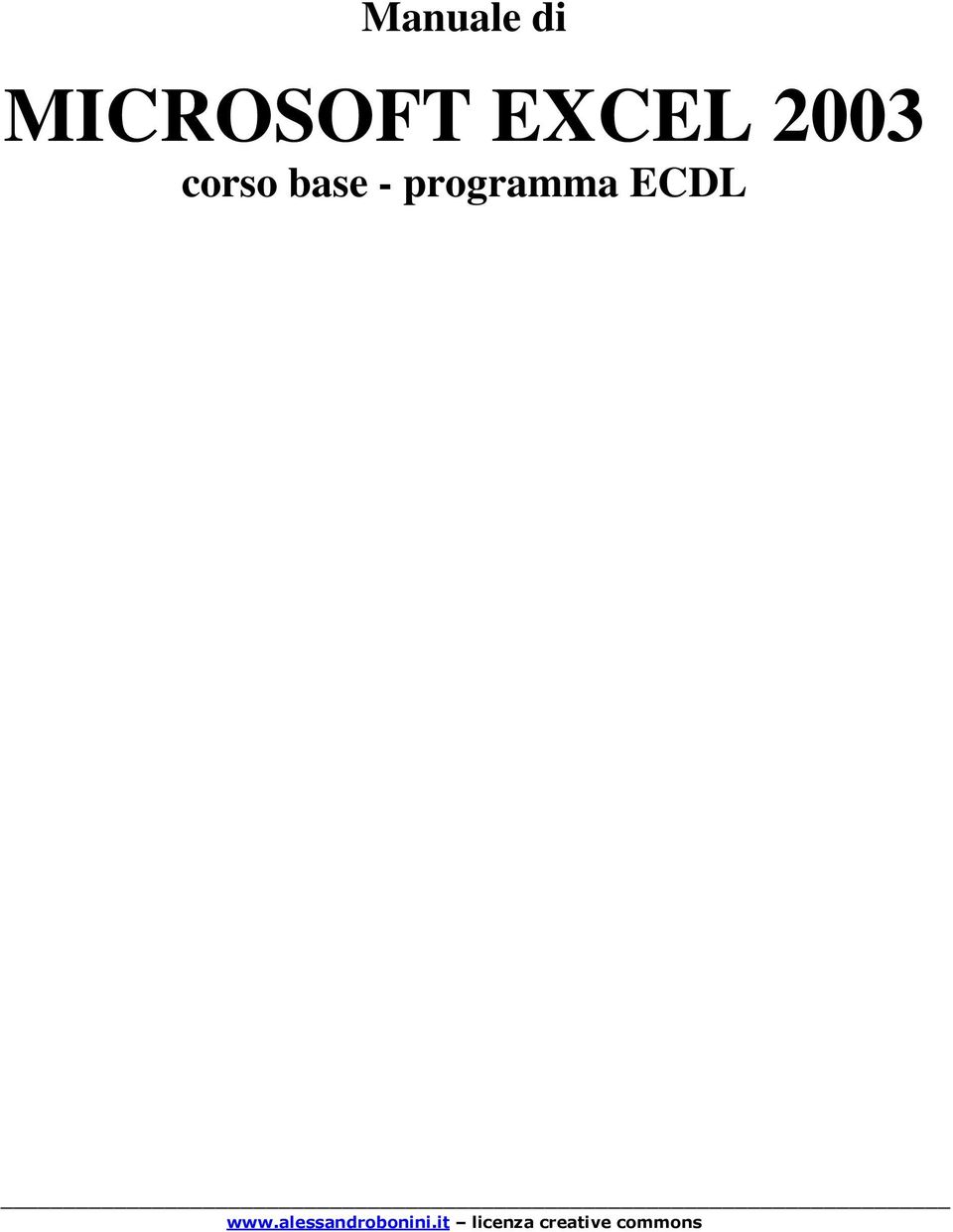 programma ECDL www.