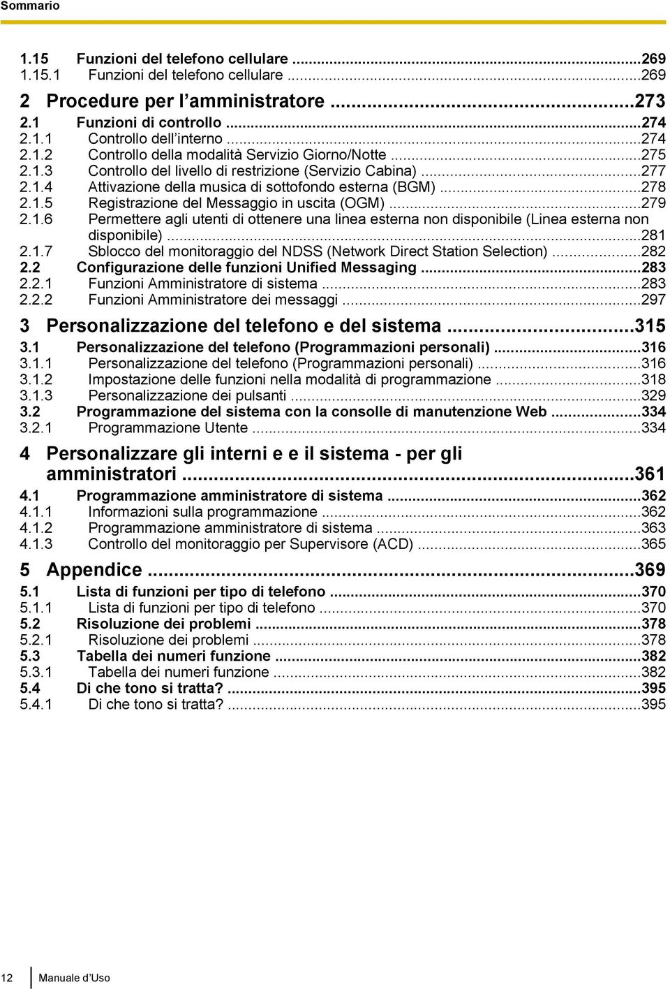 1.5 Registrazione del Messaggio in uscita (GM)...279 2.1.6 Permettere agli utenti di ottenere una linea esterna non disponibile (Linea esterna non disponibile)...281 2.1.7 Sblocco del monitoraggio del NDSS (Network Direct Station Selection).