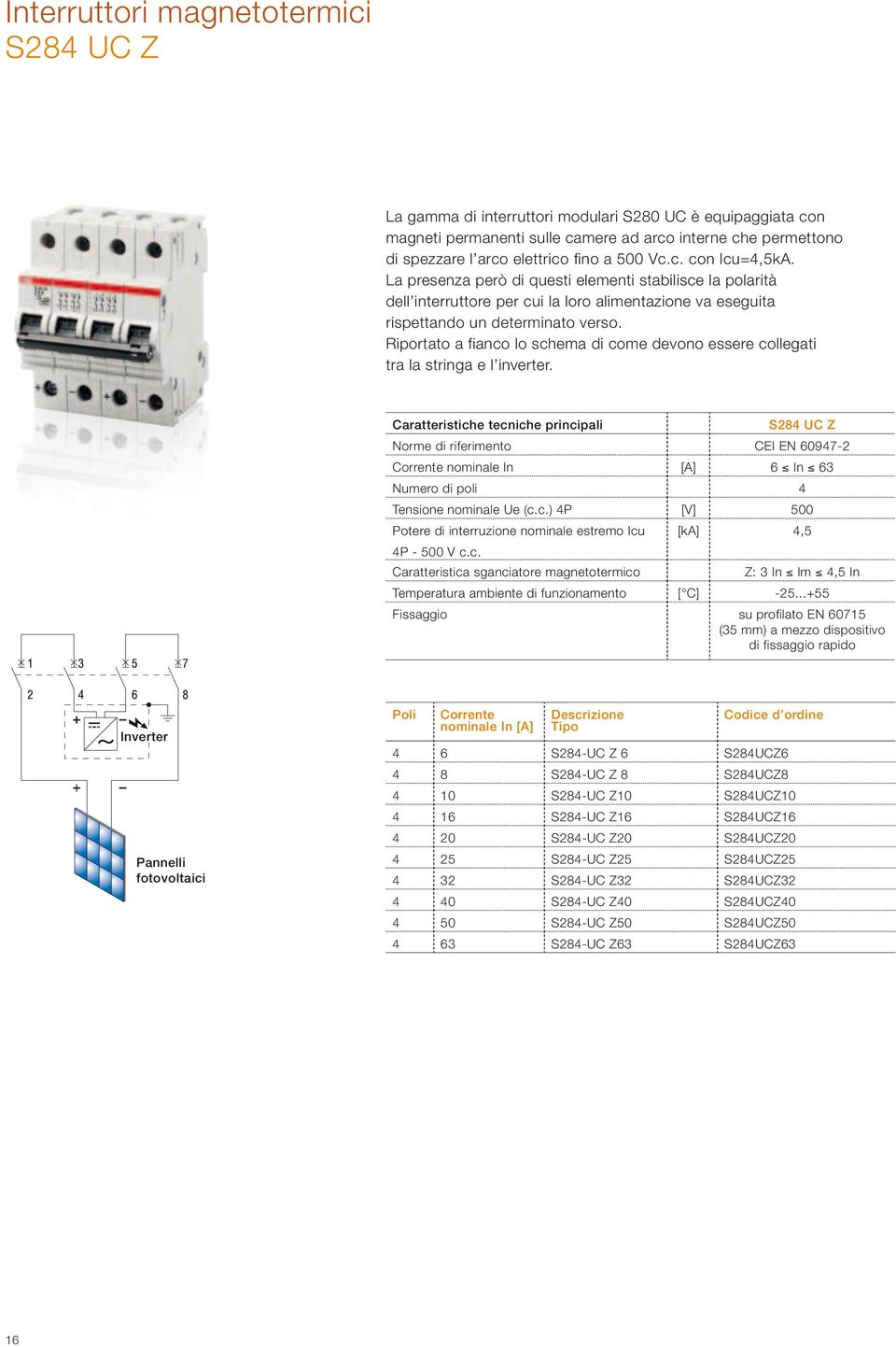 Riportato a fianco lo schema di come devono essere collegati tra la stringa e l inverter.