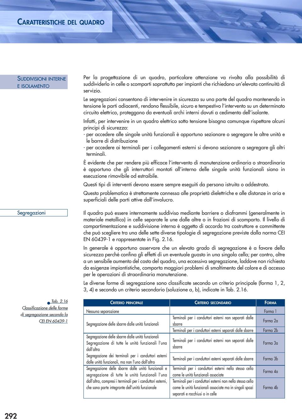 soprattutto per impianti che richiedono un elevata continuità di servizio.