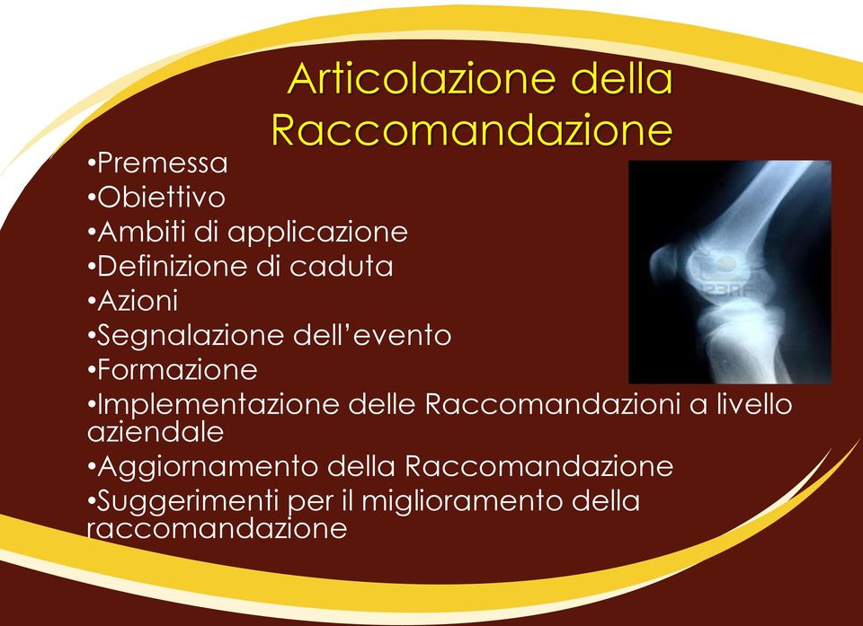 Formazione Implementazione delle Raccomandazioni a livello aziendale