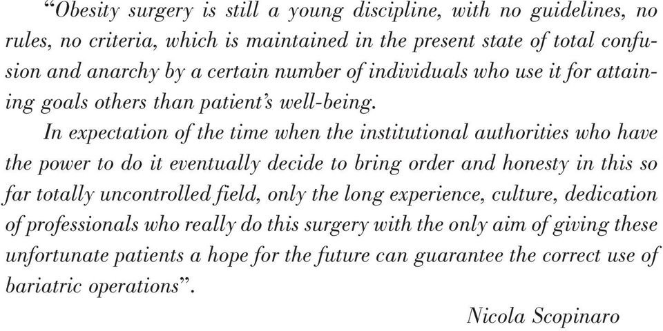 In expectation of the time when the institutional authorities who have the power to do it eventually decide to bring order and honesty in this so far totally