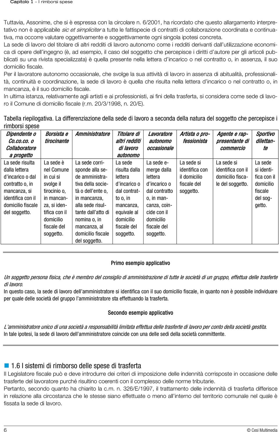 oggettivamente e soggettivamente ogni singola ipotesi concreta.