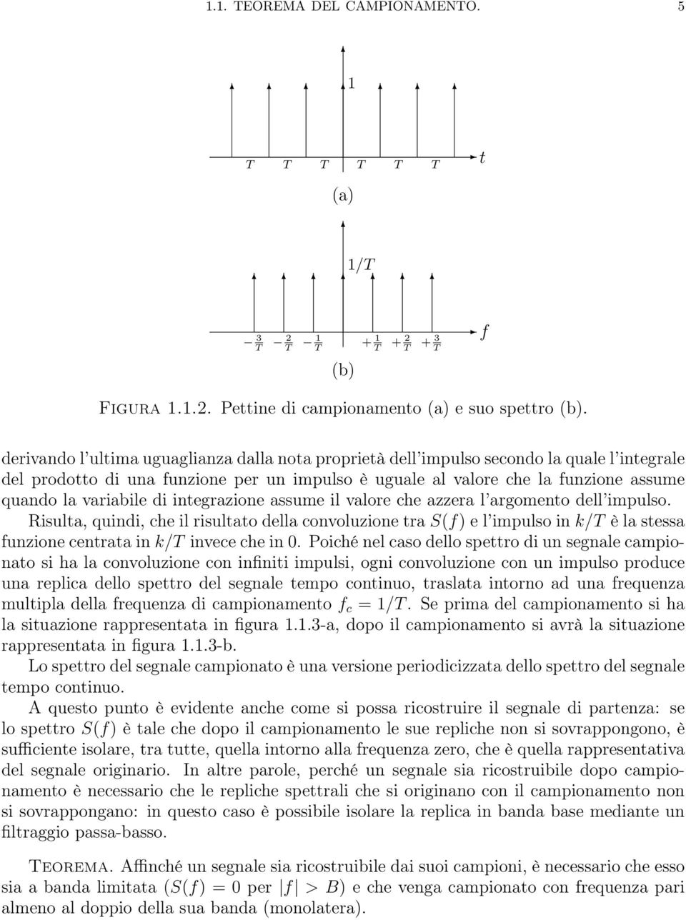 di integrazione assume il valore che azzera l argomento dell impulso.