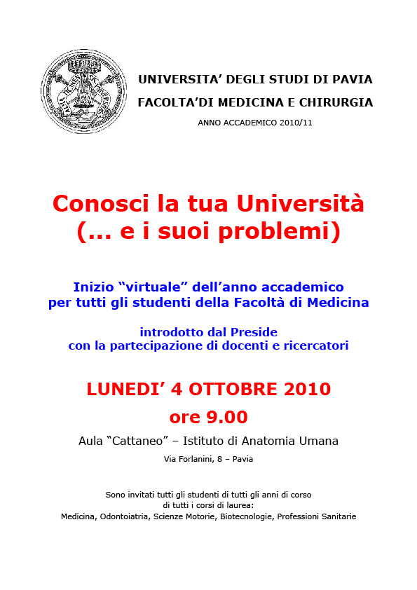 L Università malata qualche