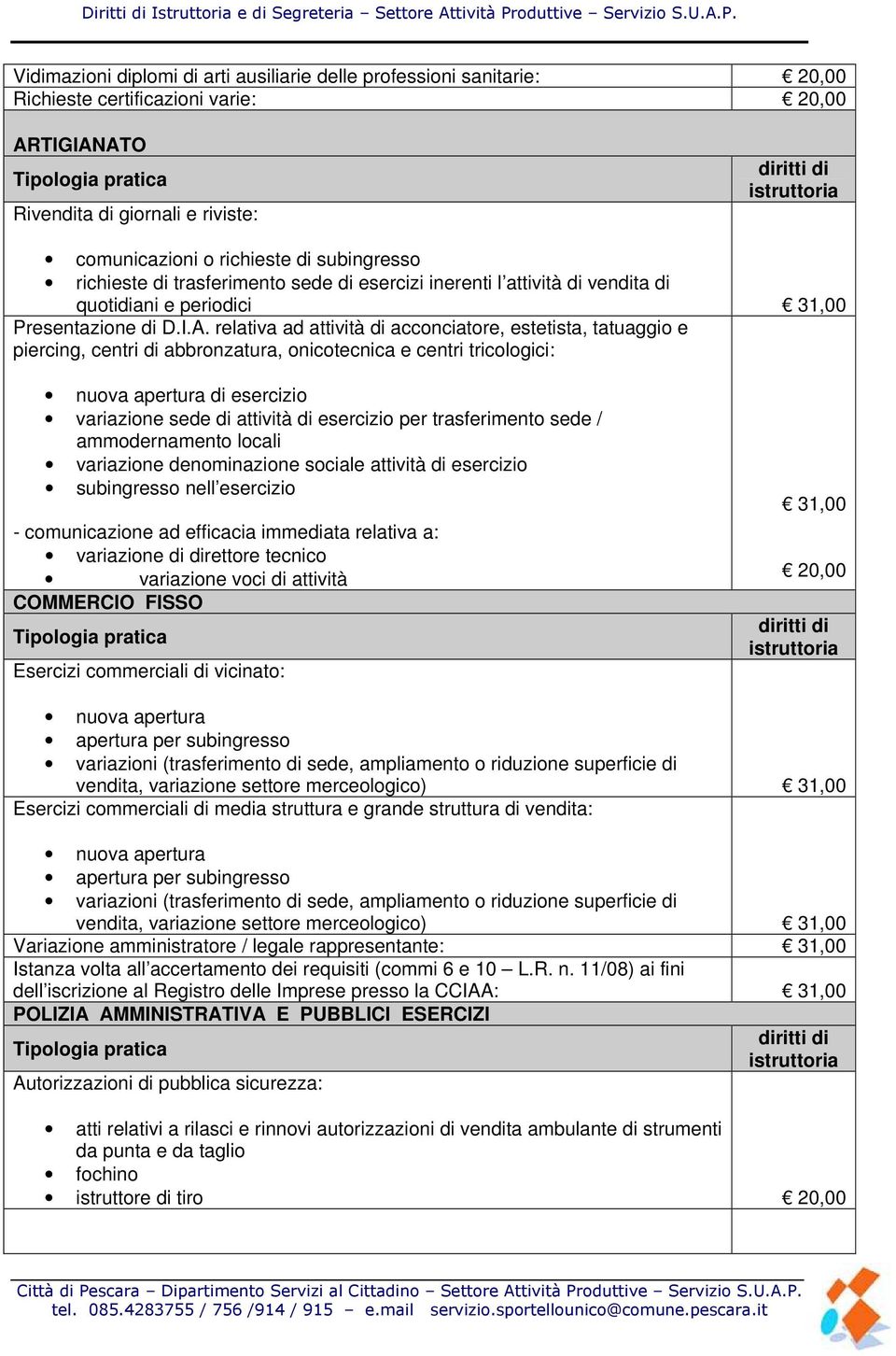 relativa ad attività di acconciatore, estetista, tatuaggio e piercing, centri di abbronzatura, onicotecnica e centri tricologici: nuova apertura di esercizio variazione sede di attività di esercizio