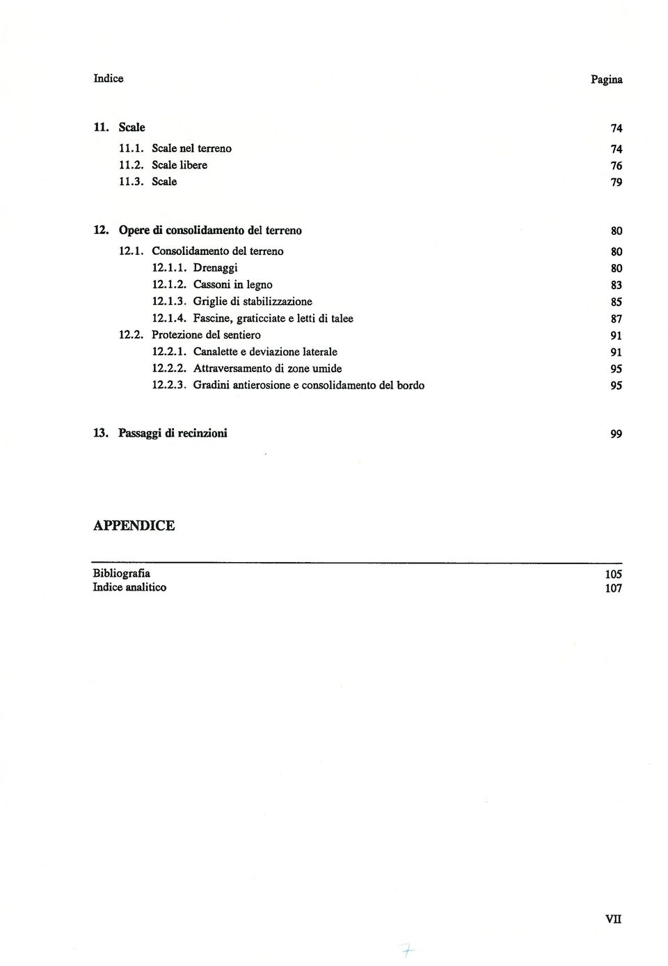 2.1. Canalette e deviazione laterale 91 12.2.2. Attraversamento di zone umide 95 12.2.3.