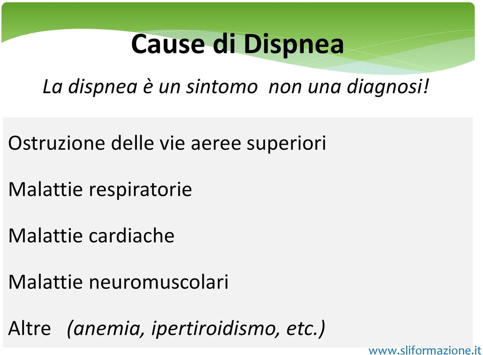 Ostruzione delle vie aeree superiori Malattie